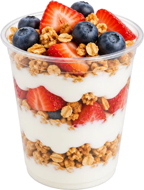 Yogur con granola